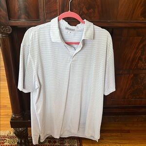 Peter Millar Blue and Pink Polo Shirt Lightweight Casual Wear